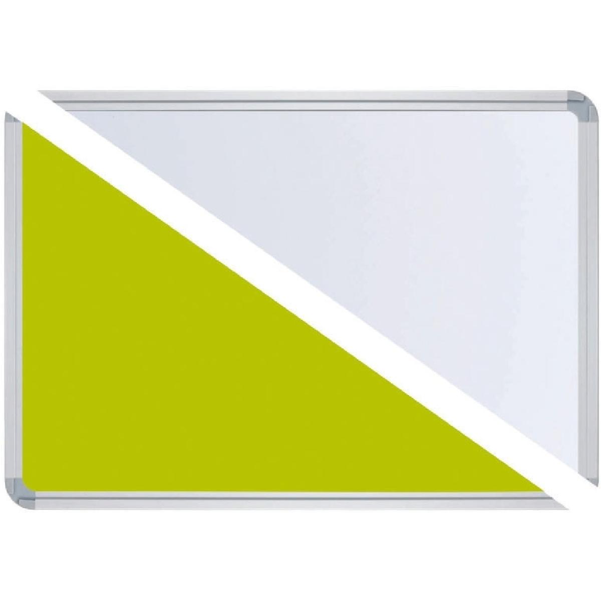 Ultradex, Präsentationstafel, Stellwandtafel Pinntafel/Whiteboard B1800xH1200xT22 grün/weiss