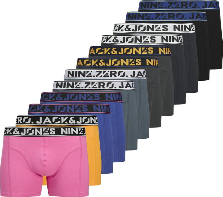 Jack & Jones Jacnine.Zero Solid Trunks 12 Pack (M, 12er Pack)