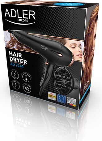 Immagine prodotto Adler AD 2244 Asciugacapelli, bronzo (2000 W)