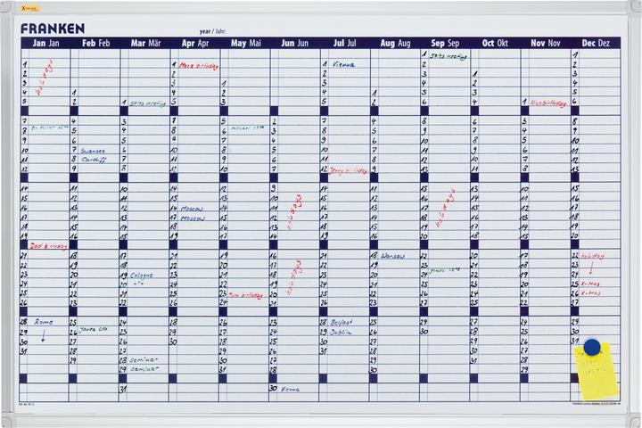 Produktbild Franken Jahresplantafel Magnet (90 x 60 cm)