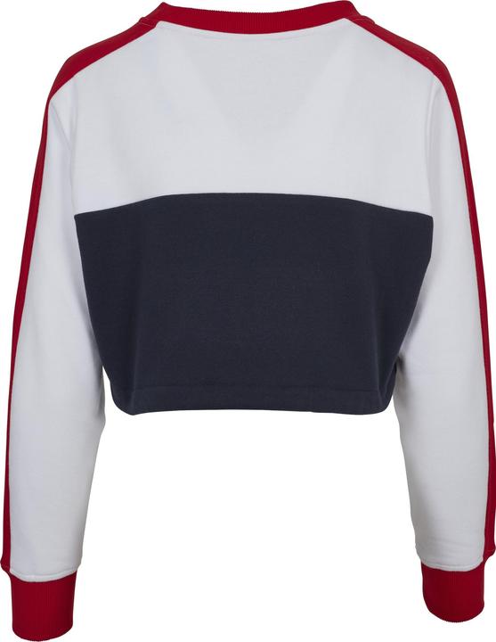 Produktbild Urban Classics Ladies Cropped 3-Tone Stripe Crew (L)