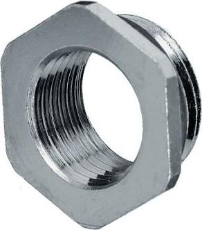 Actual product image Jacob Reducing adapter M25 x 1.5 - M16 x 1.5 brass, nickel-plated