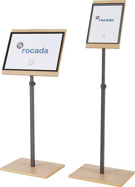 Actual product image Rocada Info display, DIN A4, 132x40x30cm, magnetic