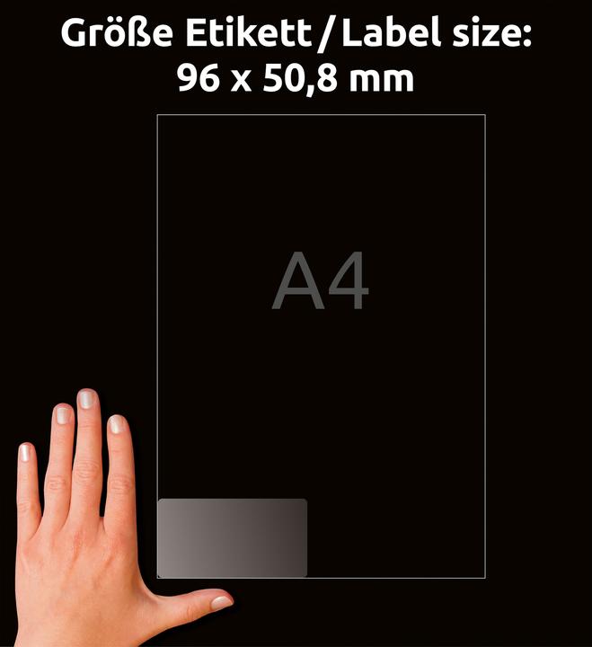 Produktbild Avery Versandetiketten transparent