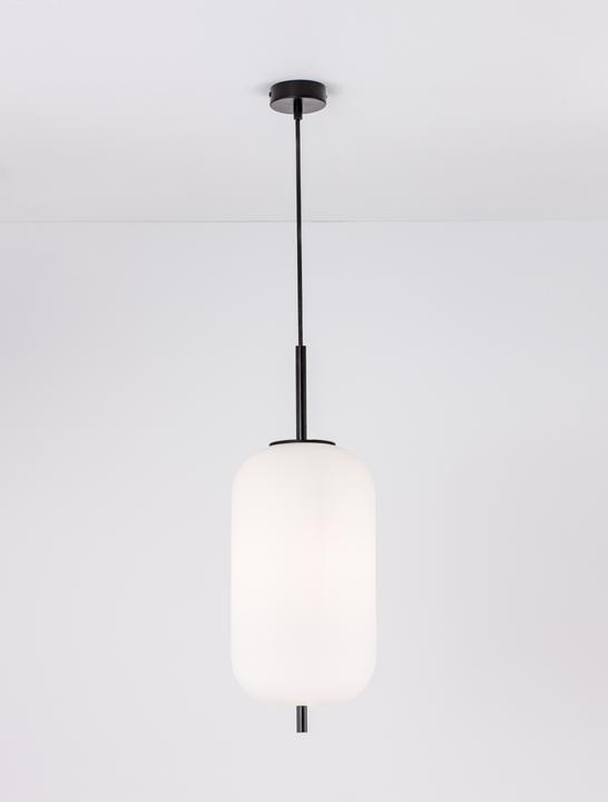Produktbild Nova Luce LATO Pendelleuchte E27 Schwarz 120x22cm dimmbar 9624072 (E27)
