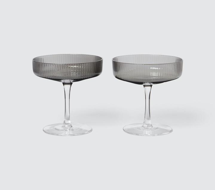 Produktbild Ferm Living Ripple (15 cl, 2 Gläser, Sektgläser)