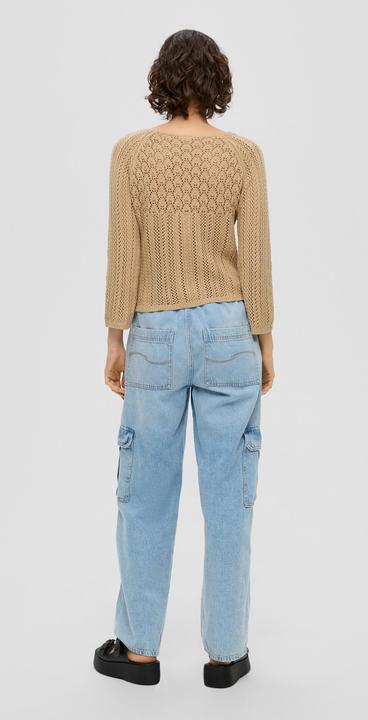 Produktbild s.Oliver Strickpullover Pullover aus Ajourstrick