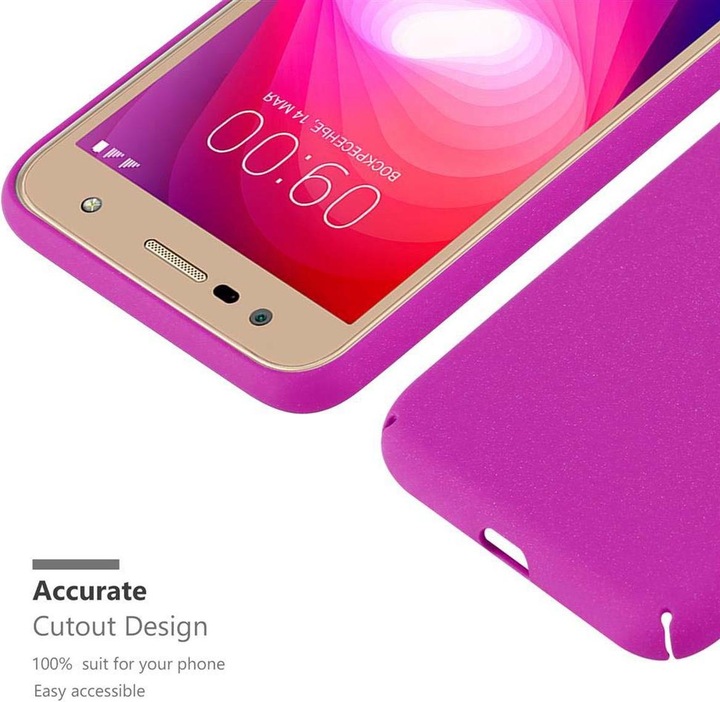 Image du produit Cadorabo Couverture rigide Frosty Cover (LG X Power 2)