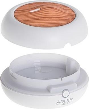 Actual product image Adler AD 7969 USB Ultrasonic aroma diffuser 3in1, White (70 ml)
