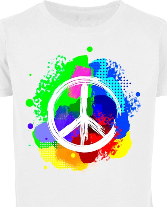 Produktbild Merchcode Girls Peace - Graffiti Short Sleeve Tee - 167917 (122, 128)