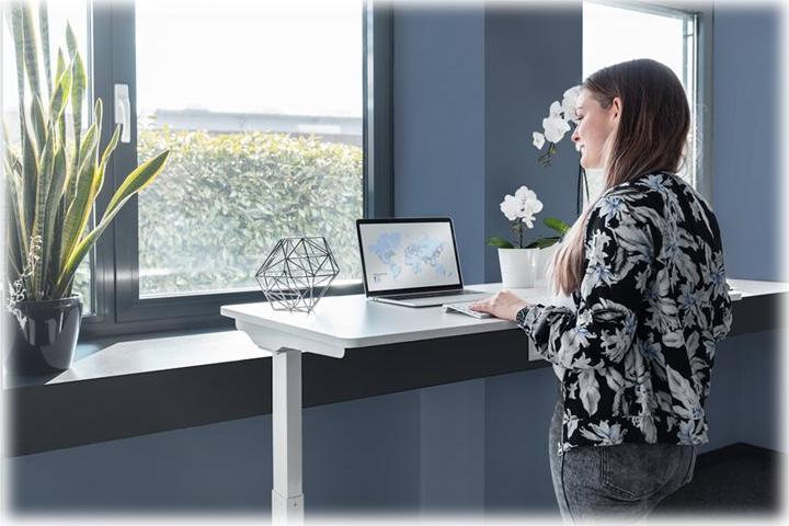 Image du produit Digitus Bureau électrique réglable en hauteur (120 x 60 x 123 cm)