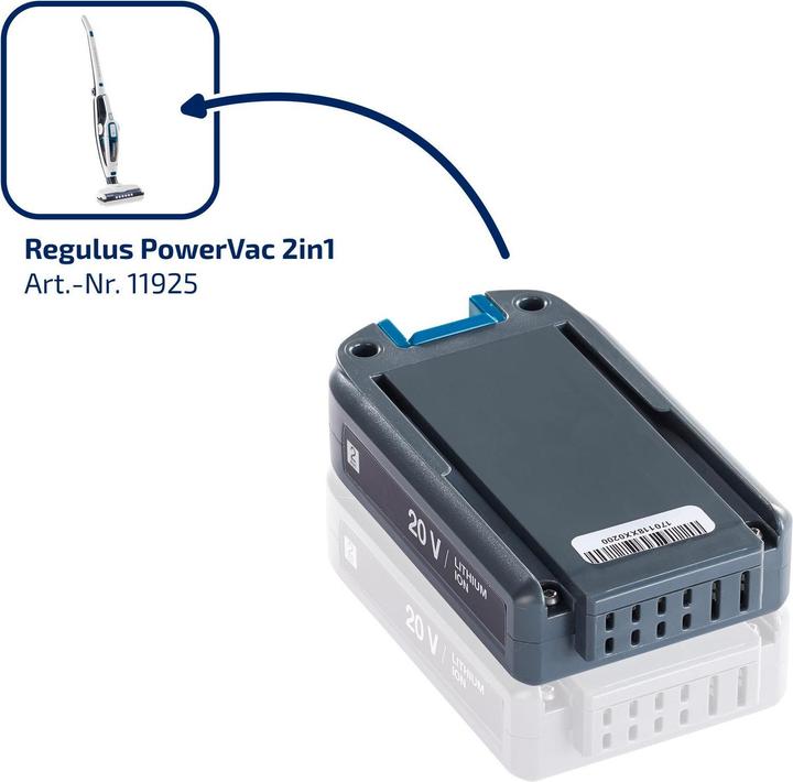 B+W Regulus PowerVac 2in1 accu-unit