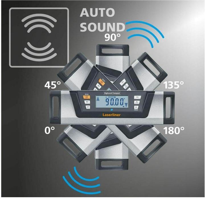Produktbild Laserliner Digitale Wasserwaage Elektronik im handlichen Format (23 cm)