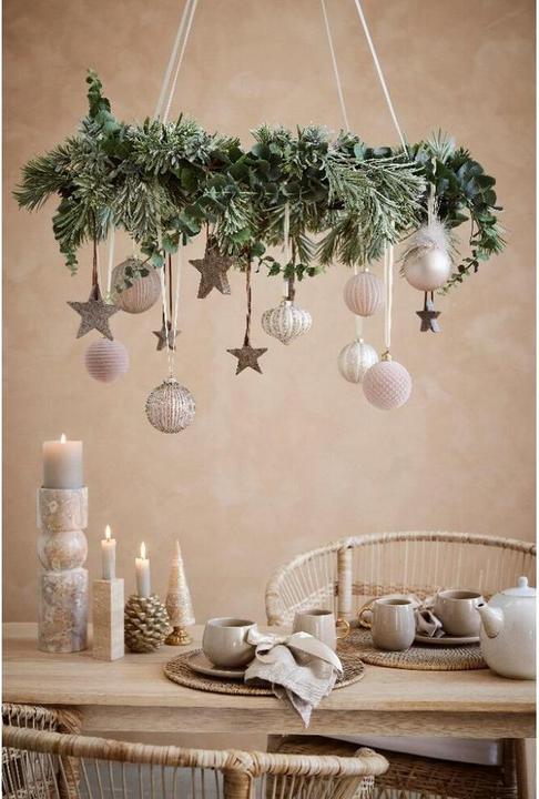 Produktbild Lene Bjerre Weihnachtsbaum Alana 20.5 cm, Gold / Creme, Motiv