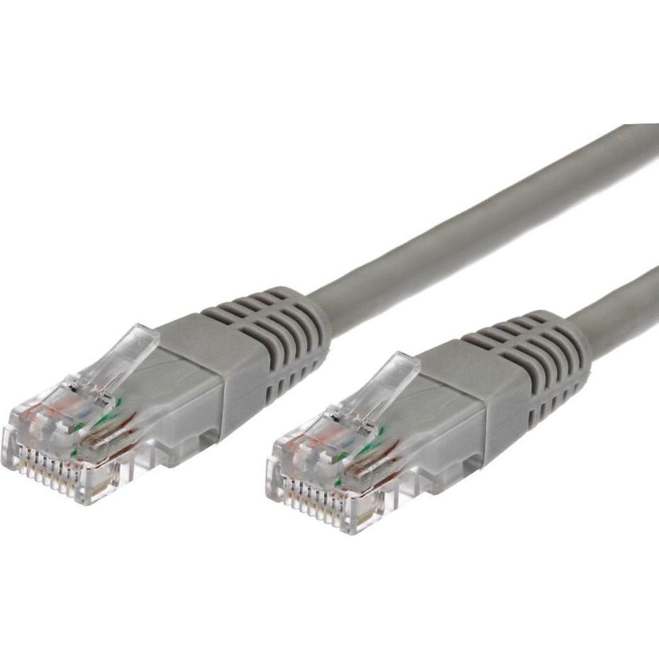 Print Cavo Patchcord miedziany kat.6 RJ45 UTP 3m. szary (UTP, CAT6, 3 m), Cavo di rete