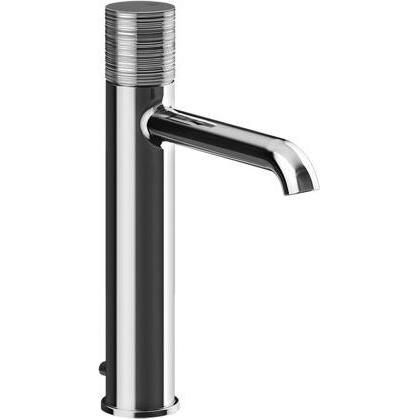 Gessi, Badarmatur, Habito Waschtisch-Einhebelmischer, mittlere Version, mit Ablaufgarnitur, Ausladung 164mm, TRAM