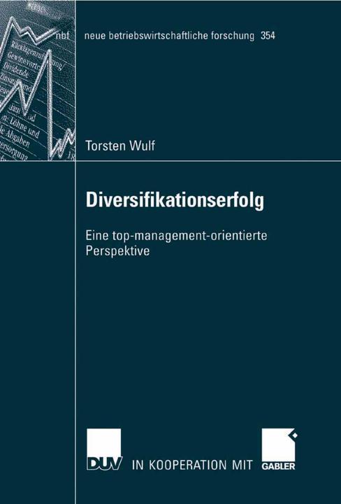 Produktbild Diversifikationserfolg (Deutsch, Torsten Wulf, 2007)