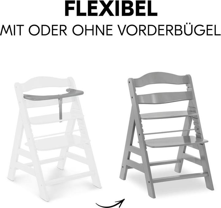 Produktbild Hauck Hochstuhl Alpha Plus - im Sparset inkl. Sitzkissen (Treppenhochstuhl)