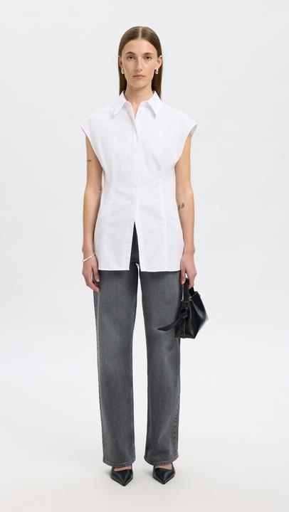 Produktbild Selected Femme Slim Fit Kurzarmhemd (40)