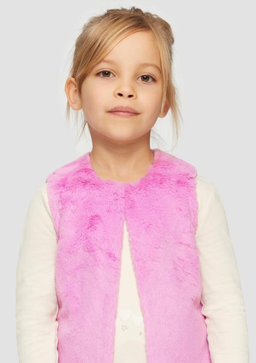 Produktbild S.Oliver Indoor-Weste Weste aus Webpelz (140)