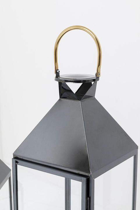 Immagine prodotto Kare Design Lanterna Giardino Oro Nero (4/set)