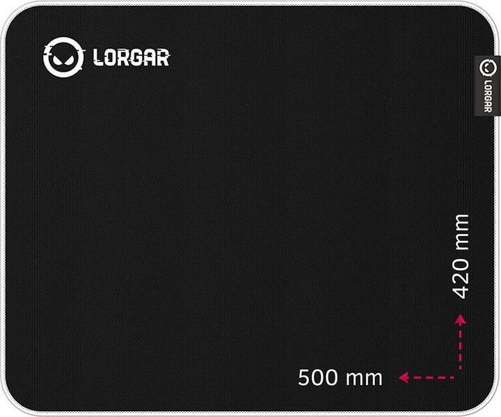 Immagine prodotto Lorgar Legacer 755, tappetino per mouse, taglia L, nero (L)