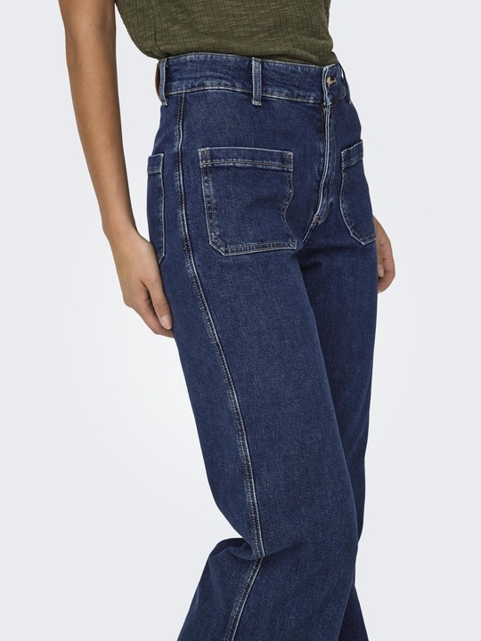 Produktbild Only ONLJUICY Hohe Taille Weiter Beinschnitt Jeans Jeans mit weitem Bein (W28/L32)