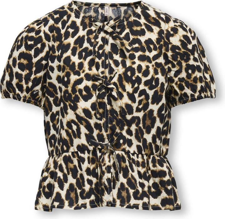 Actual product image Only Kogclara Life S/S Bow Shirt Wvn Noos (152)