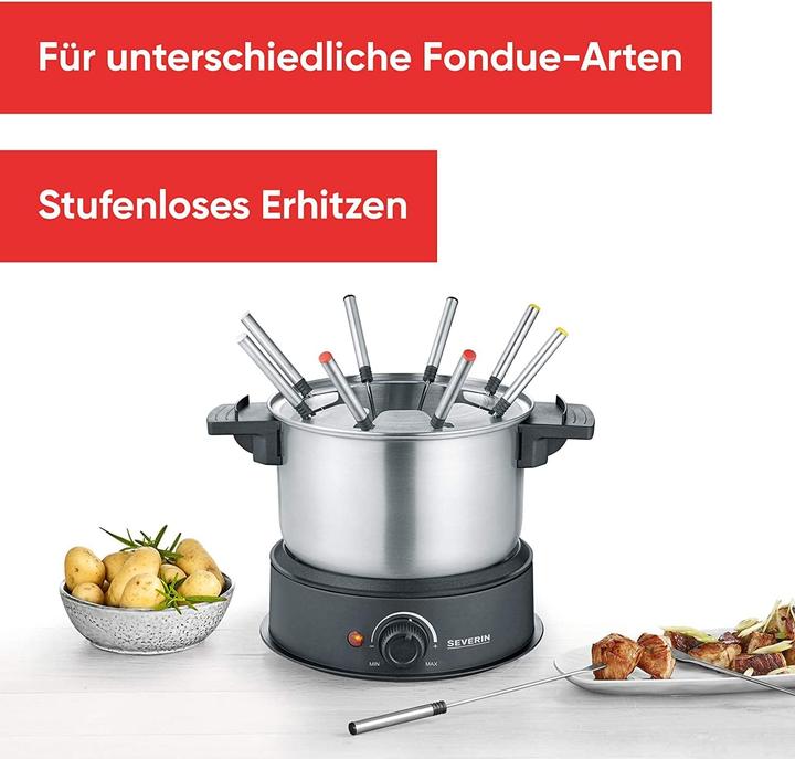 Immagine prodotto Severin FO 2470 (Fondue al cioccolato, Fondue Chinoise, Fonduta Bourguignonne, Fondue di formaggio)