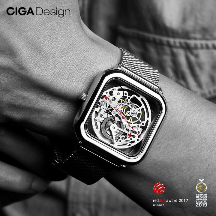 Actual product image Xiaomi CIGA Design Automatic Mechanical Watch - FULL HOLLOW (EN) (Chronometers)