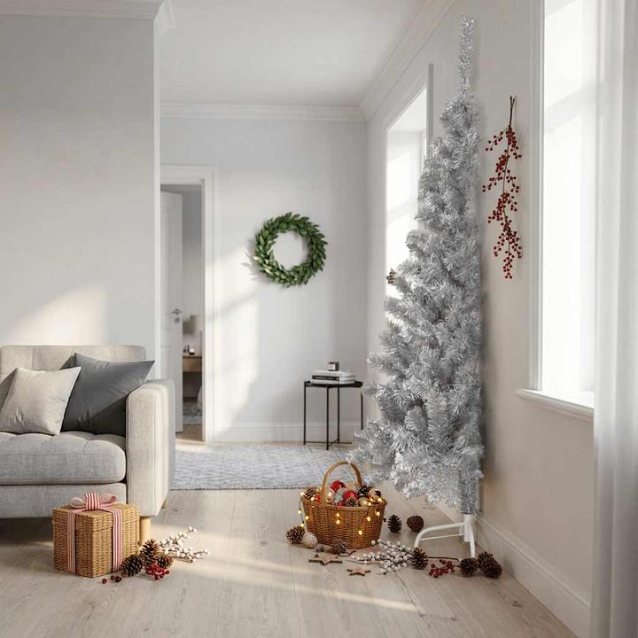 Produktbild vidaXL Künstlicher Halb-Weihnachtsbaum (240 cm)