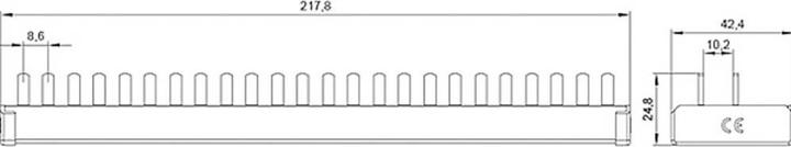 Produktbild Siemens Stift SaS 10qmm 1p/N 5ST3674-0 12xKompakt 12TE Sammelschiene