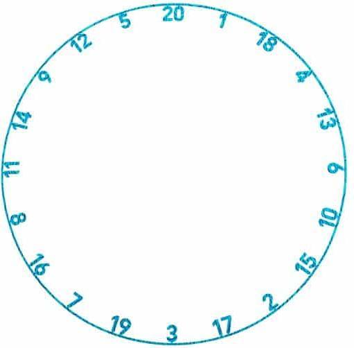 Actual product image Precise180 Onepiece Zahlenring Element Water