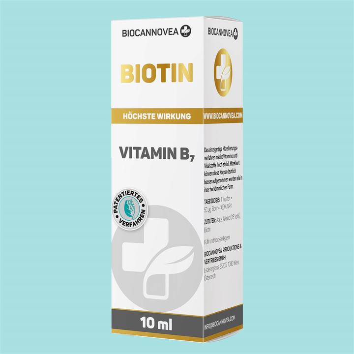Produktbild Biocannovea Biotin Vitamin B7 (1 Stück, Tropfen, 52 g)