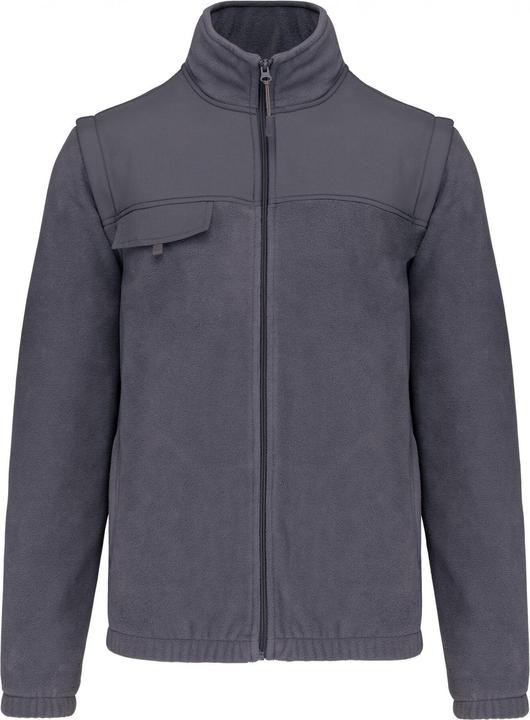Produktbild Kariban Fleece mit Reissverschluss abnehmbare Ärmel (XXL)