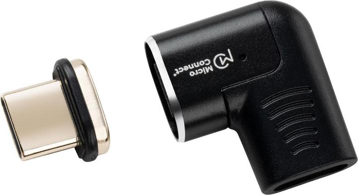 Produktbild MicroConnect Magnetic USB-C Adapter 90 (USB Typ-C)