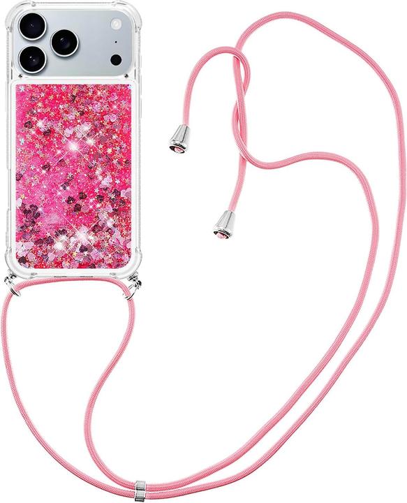 Immagine prodotto Cover-Discount iPhone 17 Pro - Glitzer Hülle mit Kordel (Apple iPhone 17 Pro)