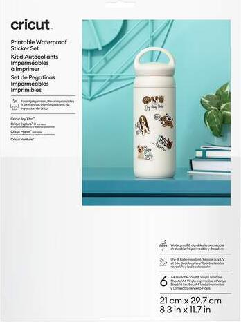 Image du produit Cricut Stickerpapier Joy Xtra A4, 6 Bogen, Weiss (180 g/m², 6x)