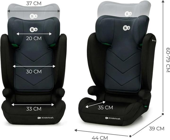 Produktbild KinderKraft I-Spark (Kindersitzerhöhung, ECE R129/i-Size Norm)