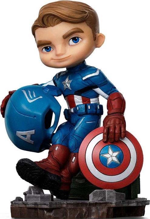 Produktbild Iron Studios Avengers Infinity Saga Mini Co. PVC Figur Captain America 14 cm