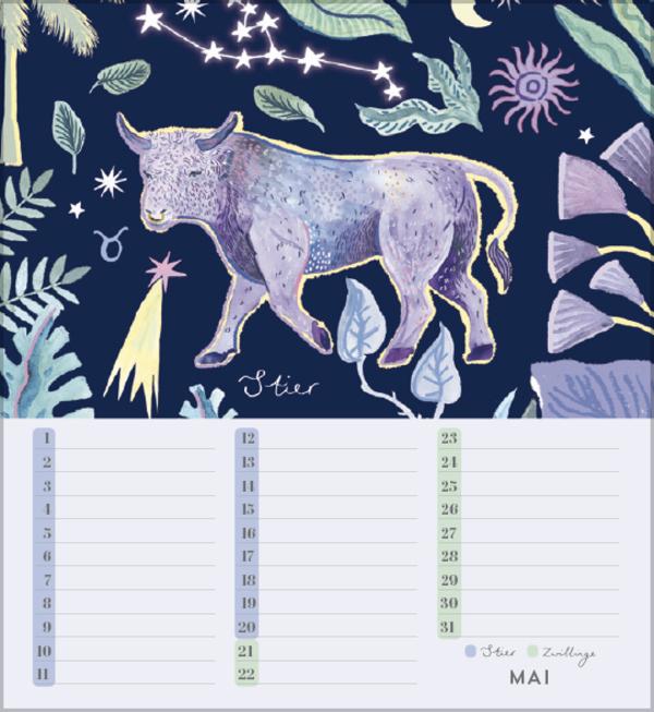 Produktbild Geburtstagskalender Sternzeichen
