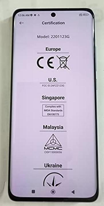 Image du produit Xiaomi 12 Lite (256 Go, Noir, 6.55", Double SIM, 5G)