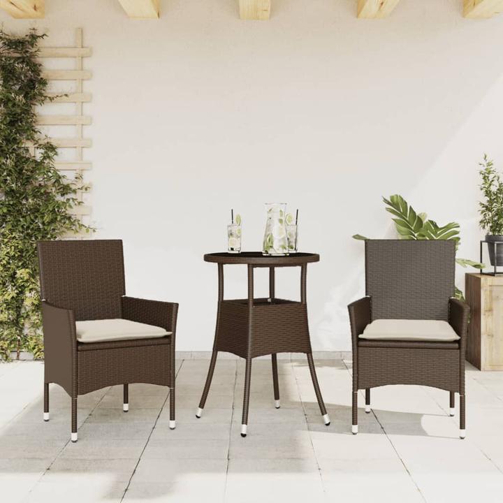 Produktbild vidaXL Garten Essgruppe (60 x 60 x 75 cm)
