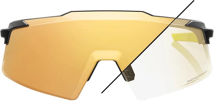 Image du produit 100% Aerocraft - Gloss Metallic Black - Photochromic Lens (noir métallique brillant, Photochromique)