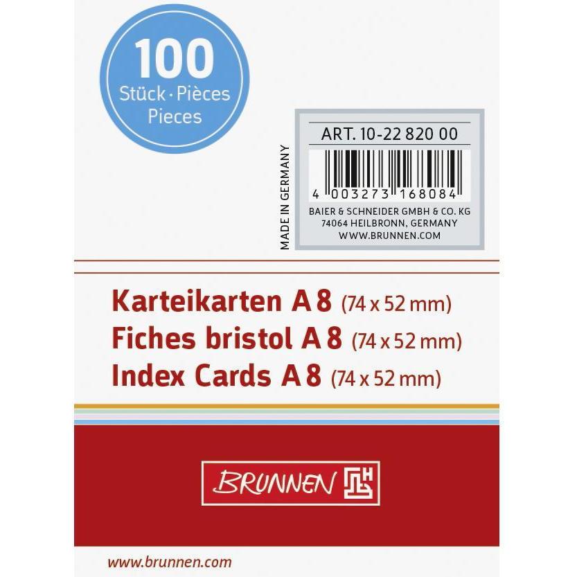 Thumbnail - Brunnen, Karteikarten, Karteikarten (A8, 180 g/m², 100 x)