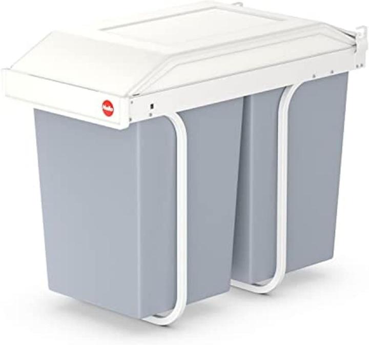 Produktbild Hailo Multi-Box duo L, Einbau-Mülleimer, 2x14 ltr (30 l)