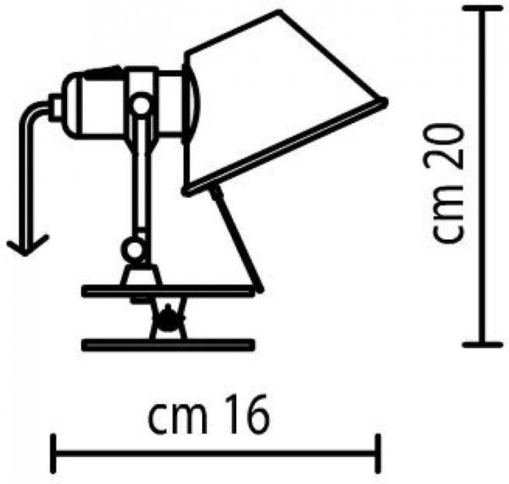 Produktbild Artemide Tolomeo Micro Pinza (E14)