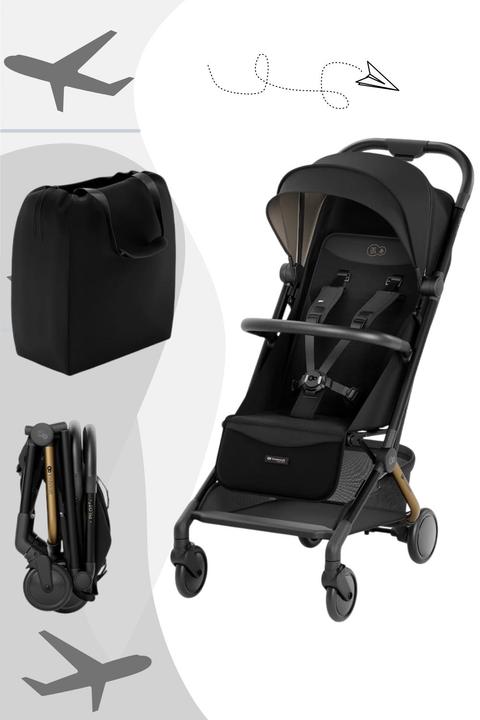 Produktbild KinderKraft Kinderwagen PILOT 2 Midnight Black