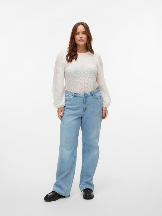 Image du produit Vero Moda VMCTESSA Hohe Taille Weiter Beinschnitt Jeans Weit geschnitten (44)