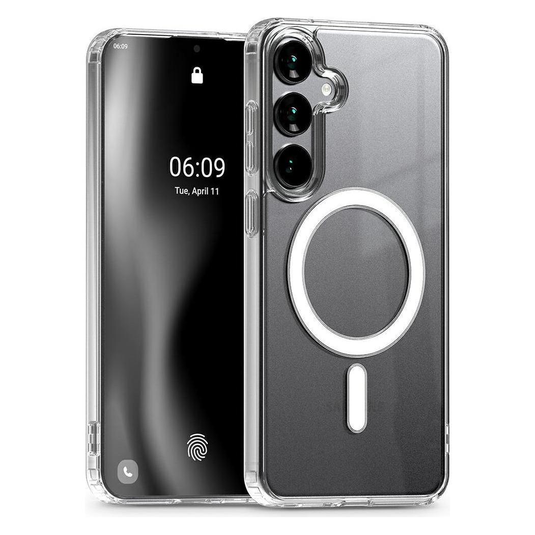 Mercury Trasparente Etui Magsafe Jelhard Samsung S25+ S936 Transparent (Samsung Galaxy S25+), Cover Smartphone,
